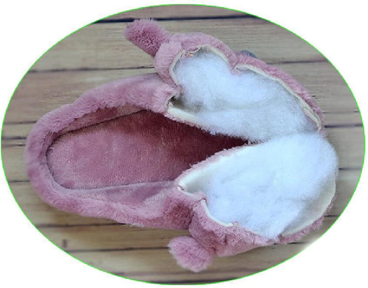 Women'S Cartoon Animal Hippo Slippers - Winter Warm Furry Cute Home Slippers