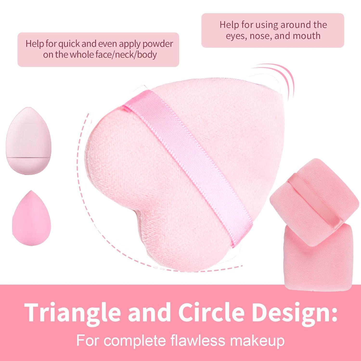 Starry Sky Makeup Brush Set 40Pcs Makeup Foundation Tool Set Sponges Foundation Eye Shadow Powder Blending Brush with Makeup Sponge, Powder Puffs for Beginner &Professional