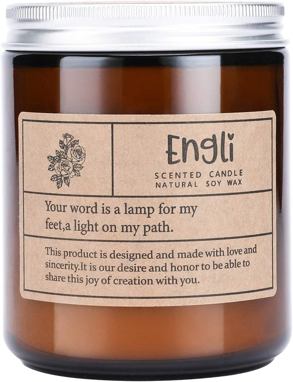 Scented Candles Lavender & Eucalyptus, Aromatherapy Candles,40 Hour Long Lasting Soy Candle
